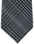Tom Ford Silk Tie Black Silver Lavender Plaid Check - Wide Necktie