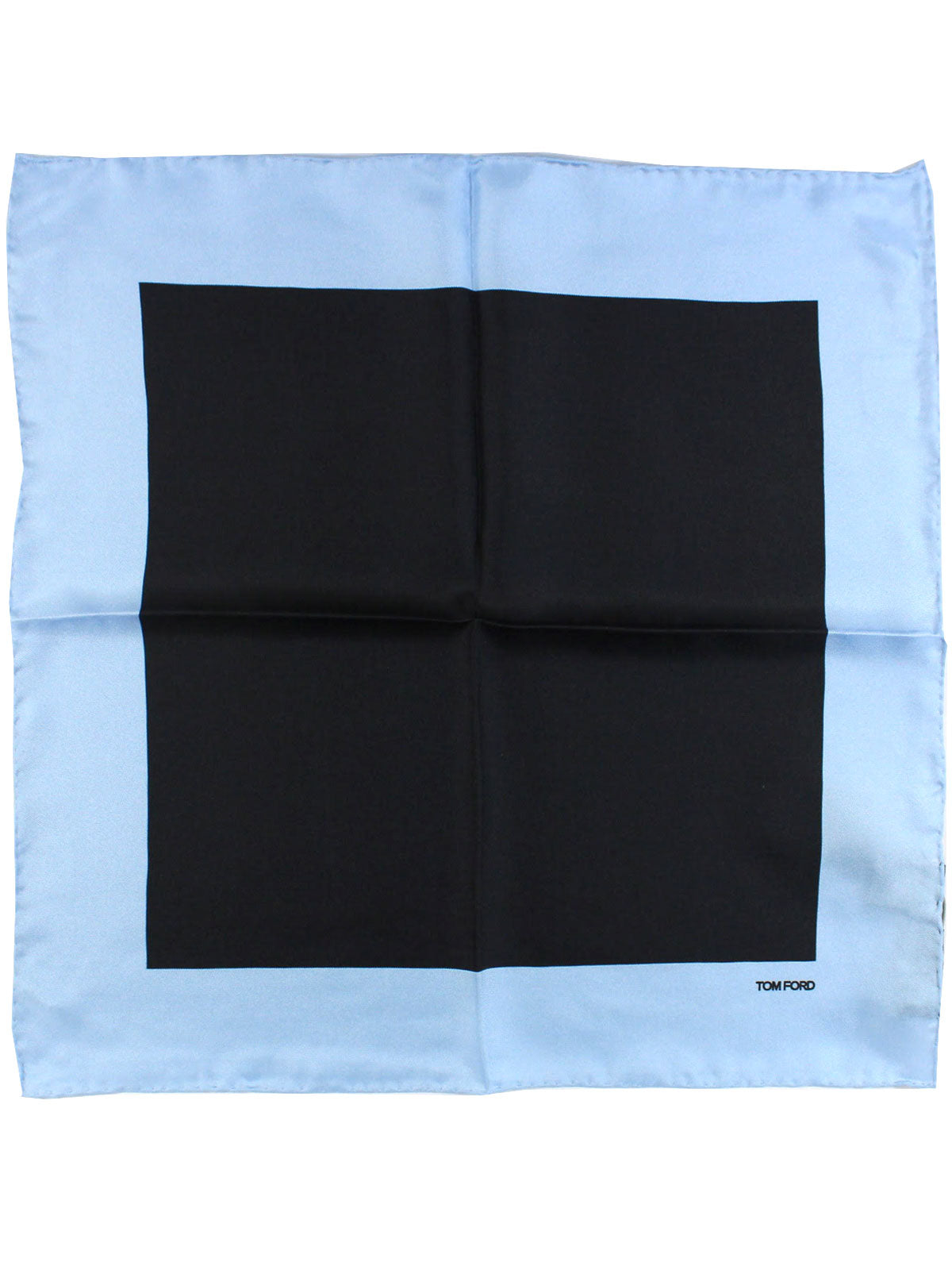 Tom Ford Pocket Square Blue Solid