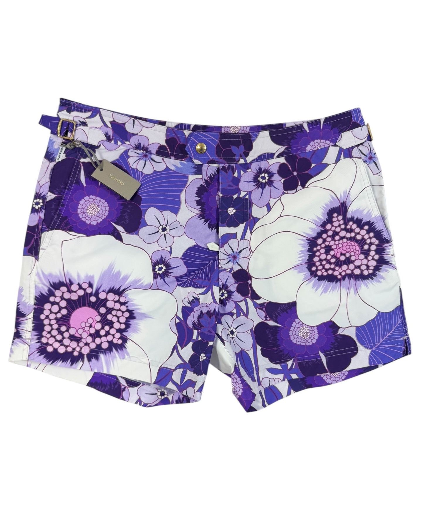 Tom Ford Swimwear Purple Floral 
