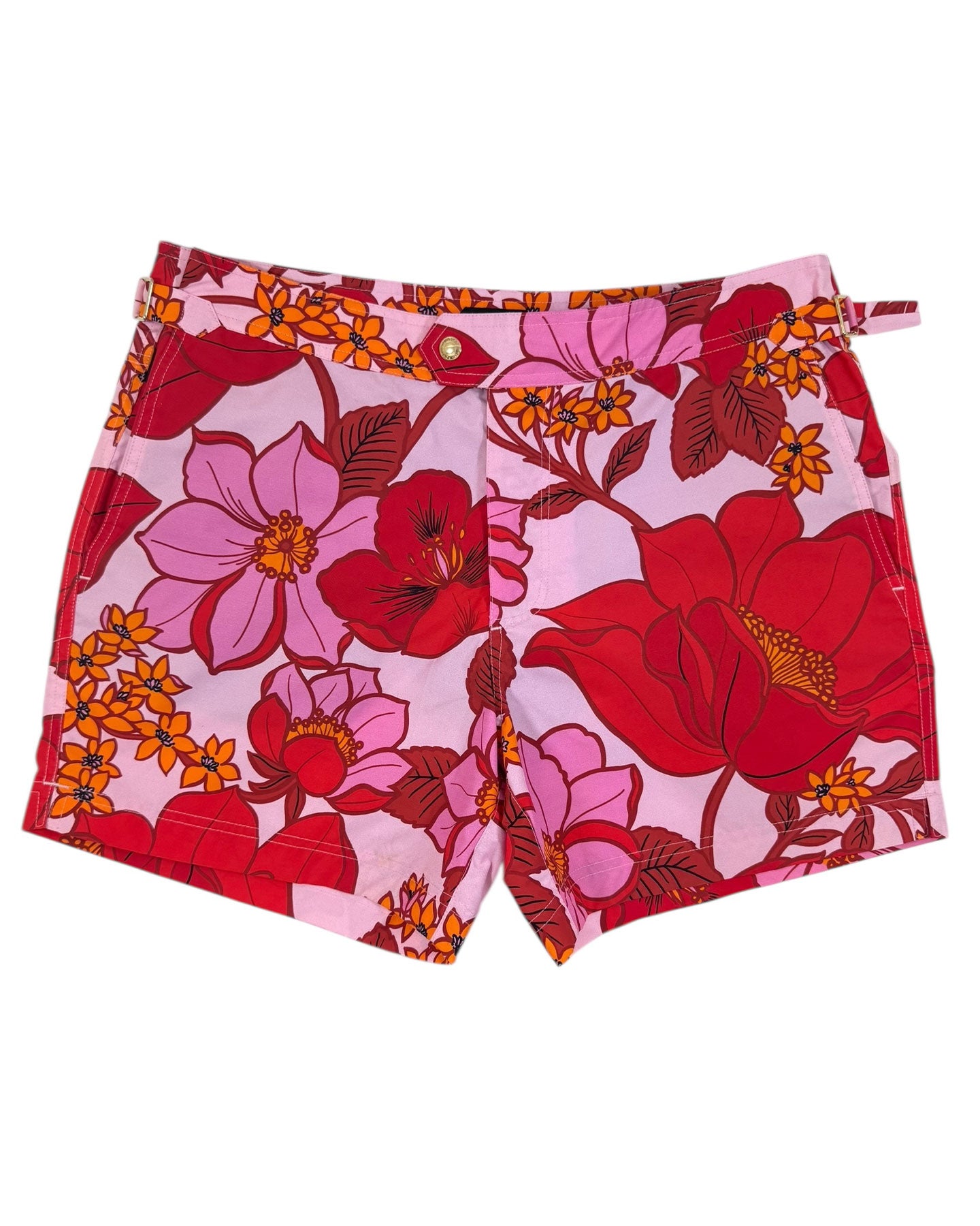 Tom Ford Swimwear Red Pink Floral