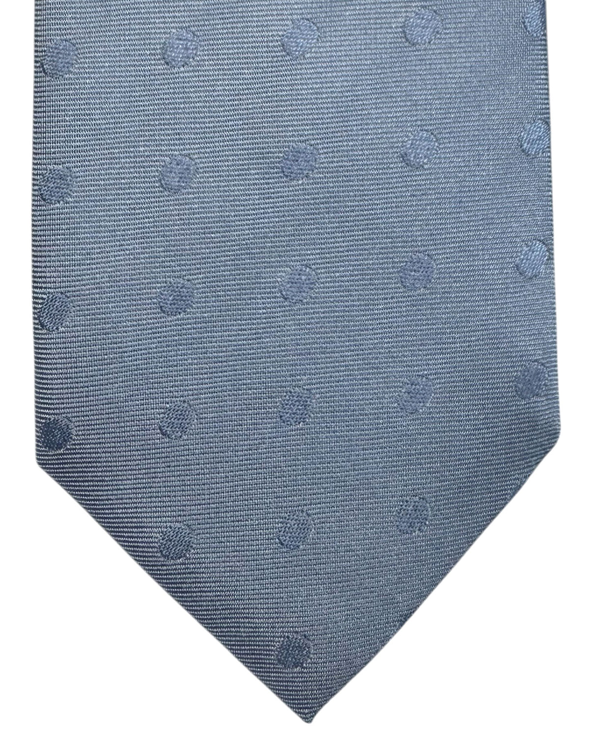 Tom Ford Tie Light Blue Polka Dots