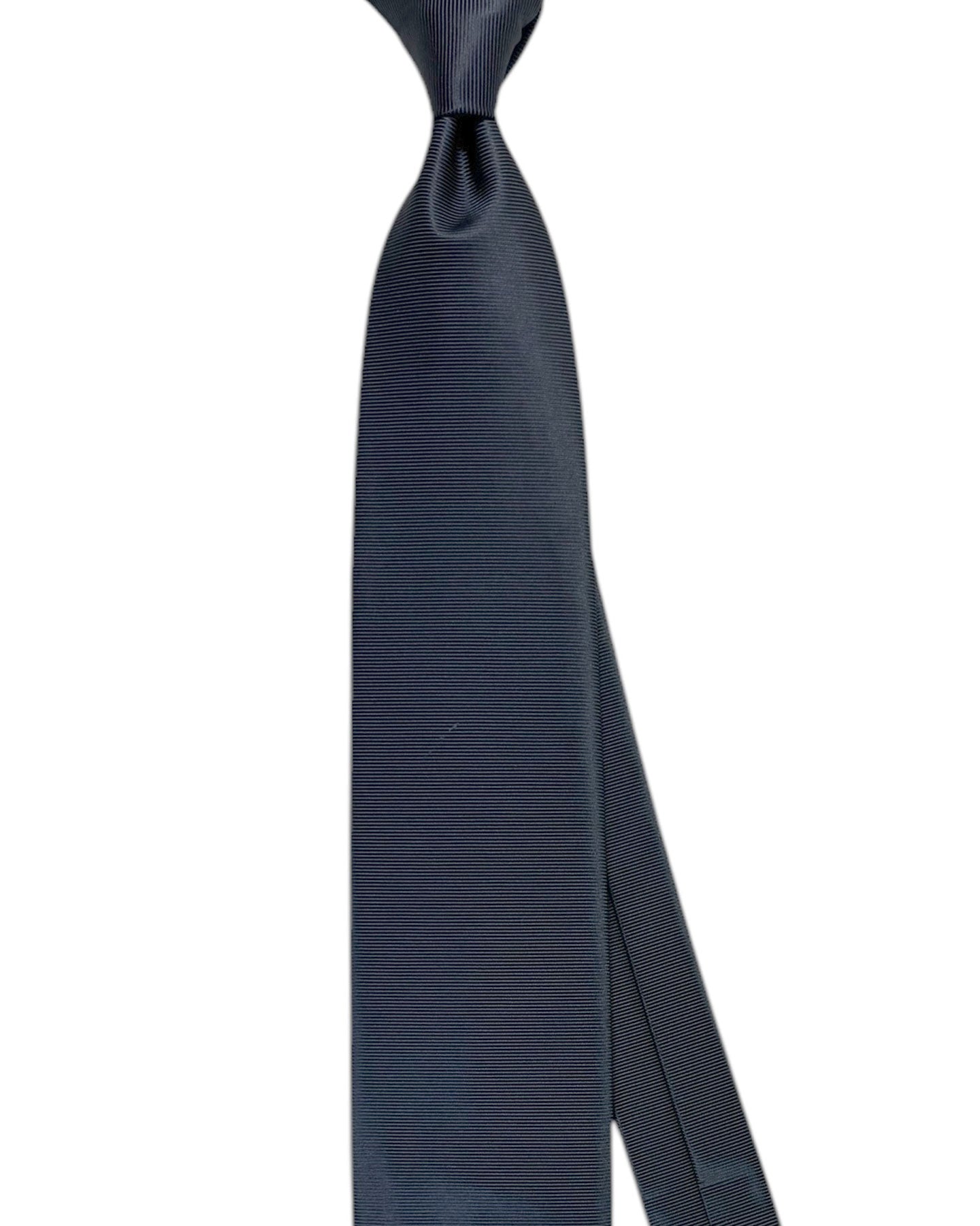 Tom Ford Tie Charcoal Gray Grosgrain