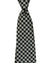 Tom Ford Tie Black Gray Silver Houndstooth Design