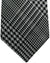 Tom Ford Tie Black Silver Houndstooth  - Wide Necktie
