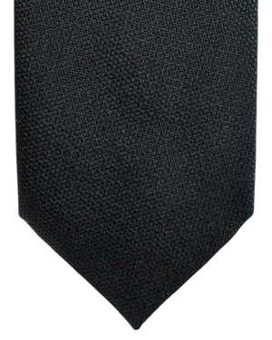 Tom Ford Tie Solid Black Pattern