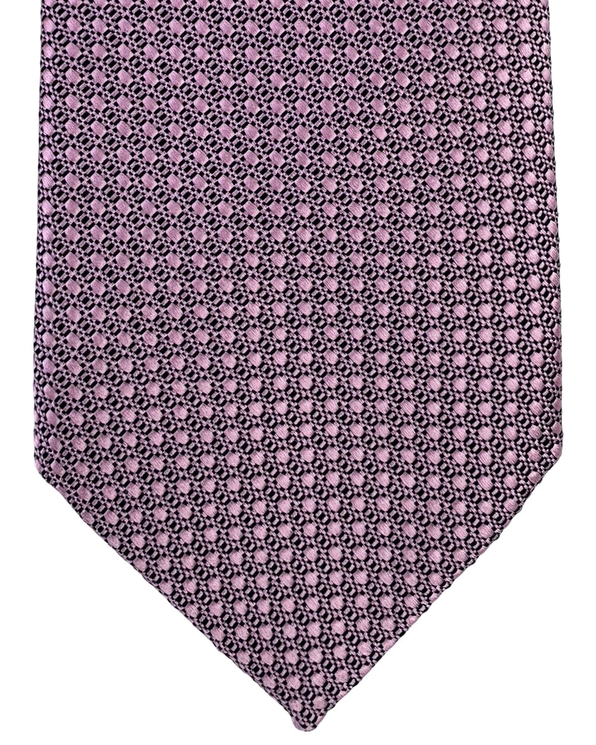 Tom Ford Silk Tie Pink Pattern