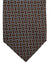Massimo Valeri 11 Fold Tie Brown Design - Sartorial Elevenfold Necktie