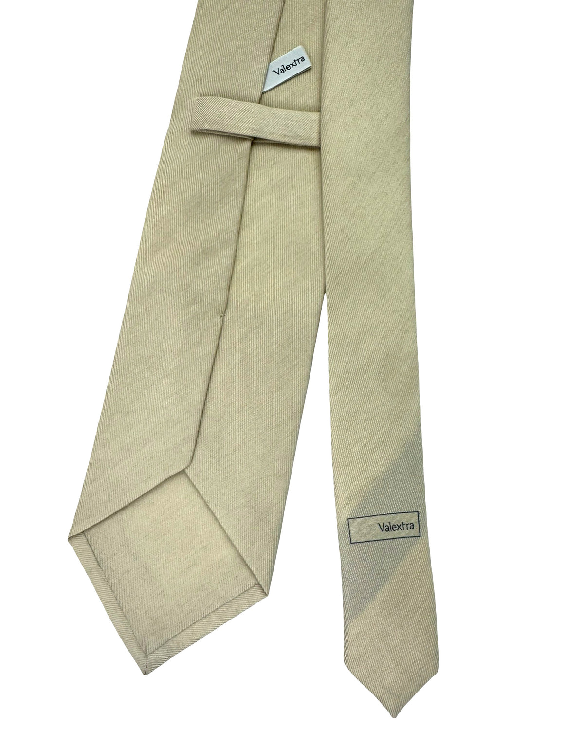 Valextra Tie Light Moss Green - Luxury Wide Necktie