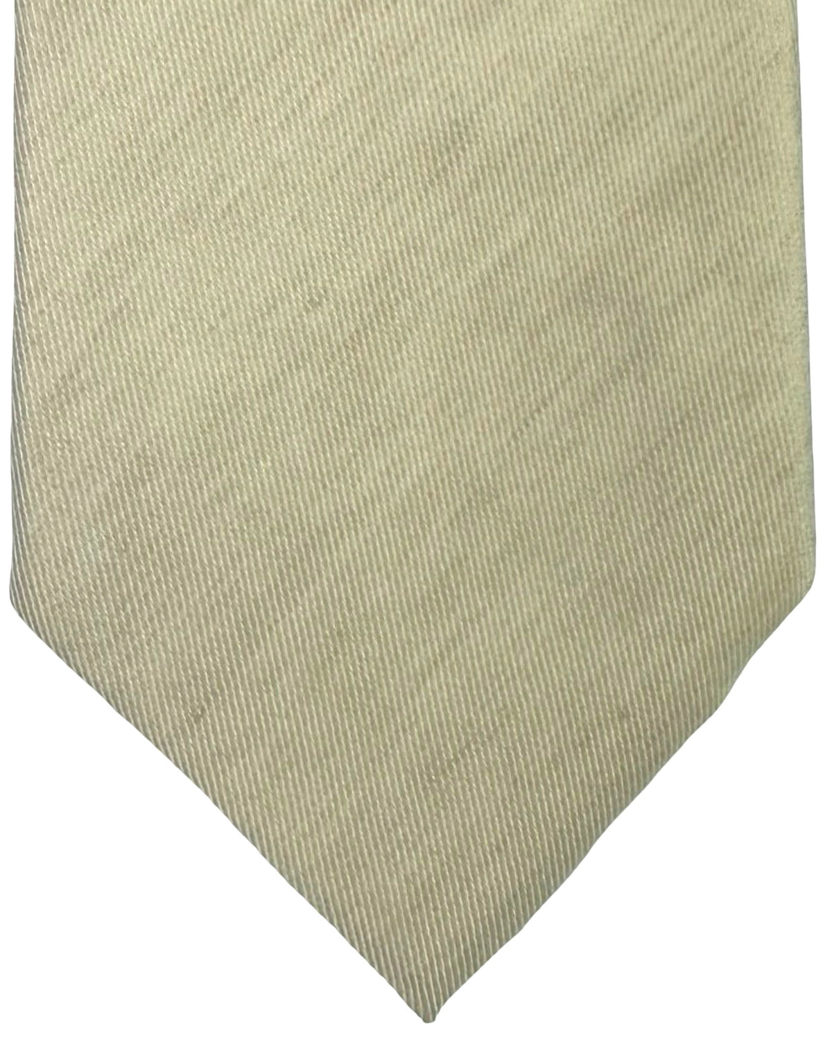 Valextra Silk Tie Light Moss Green - Luxury Wide Necktie