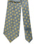 Valextra Silk Tie Light Blue Chartreuse Scallop Pattern - Wide Necktie