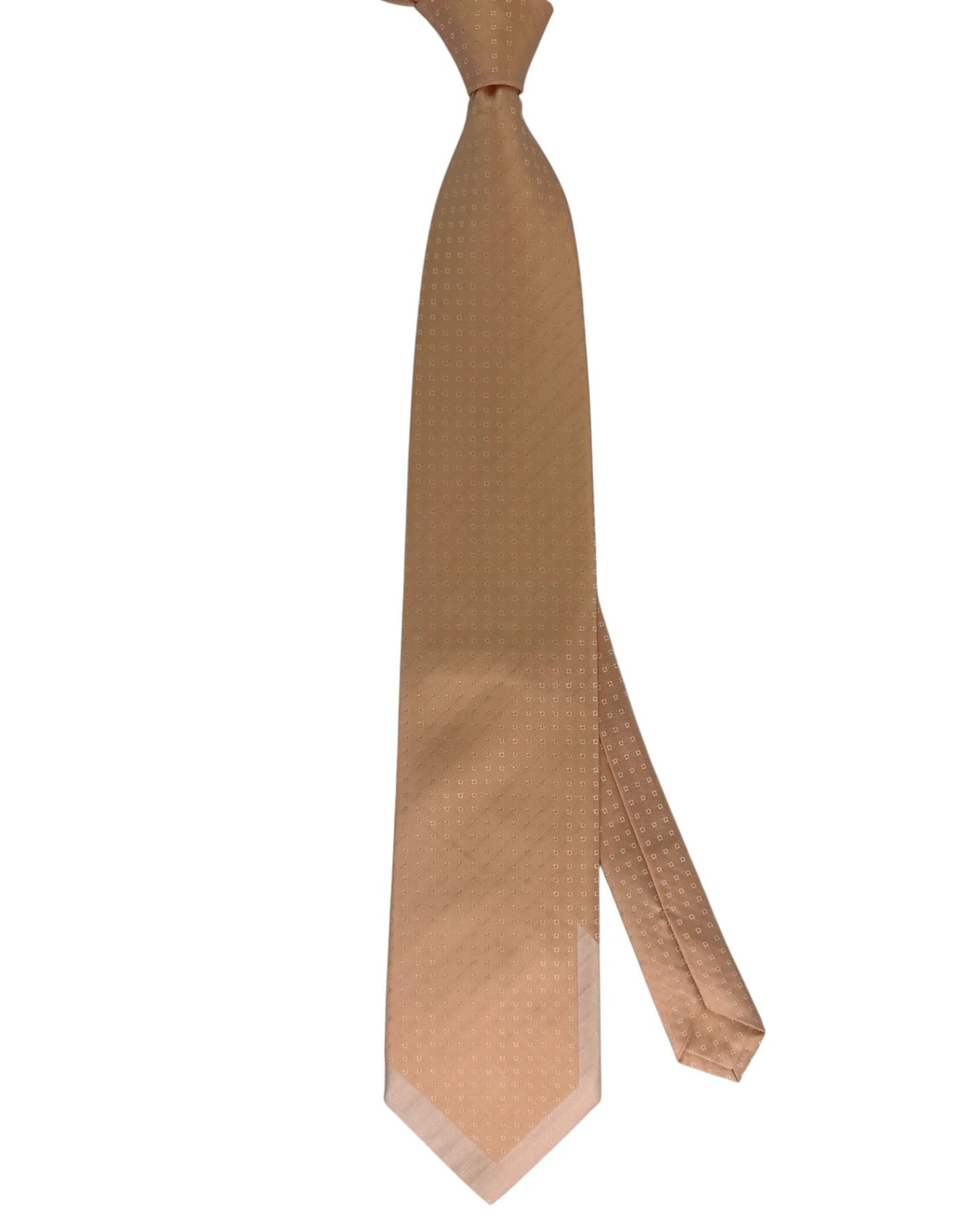 Valextra Silk Peach With Custom Gray Silver