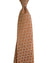 Valextra Silk Tie Peach Silver Polka Dots - Wide Necktie