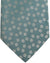 Valextra Silk Tie Aqua With Silver Polka Dots - Wide Necktie SALE