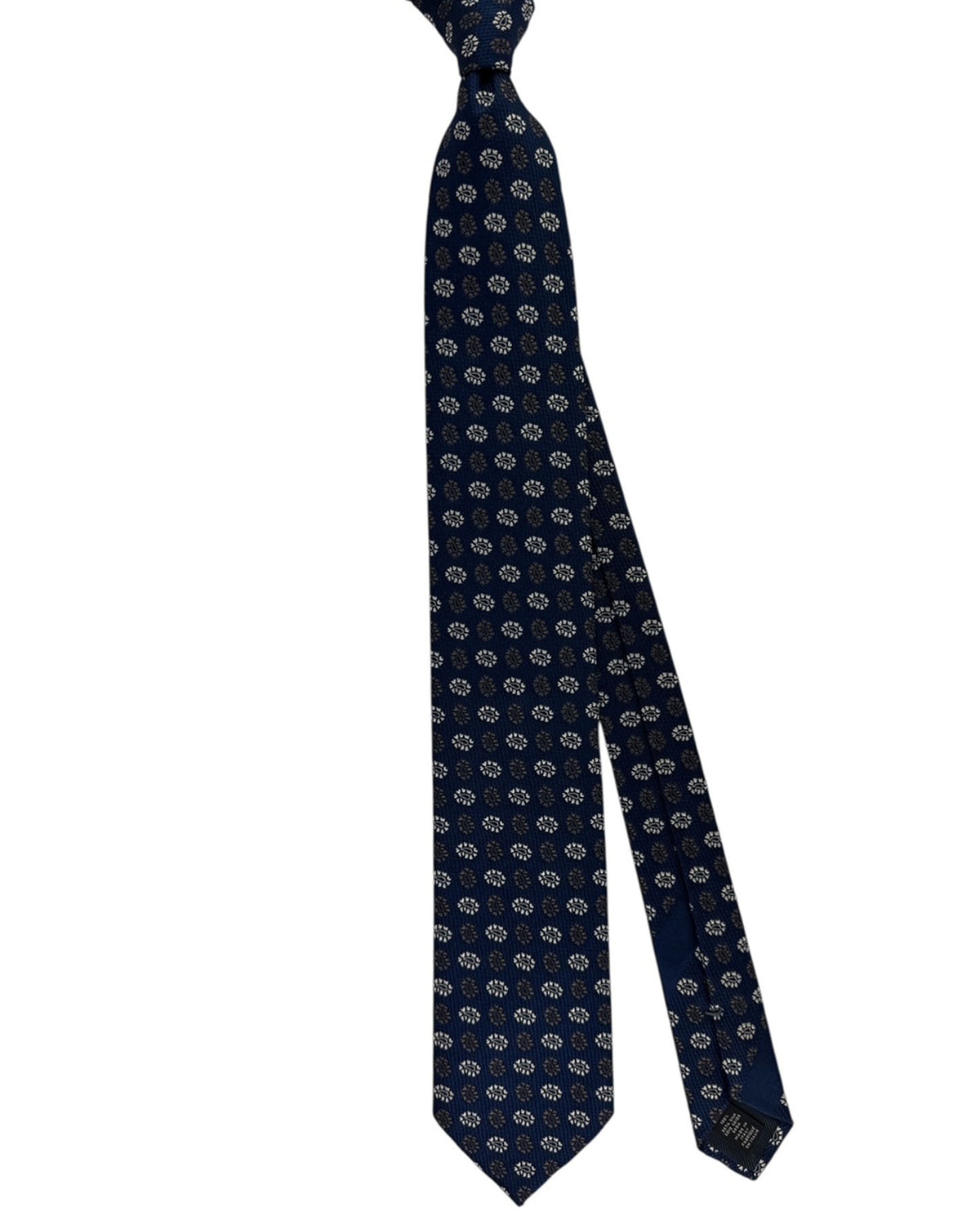 Ermenegildo Zegna Tie Midnight Blue Paisley - Zegna Trecapi