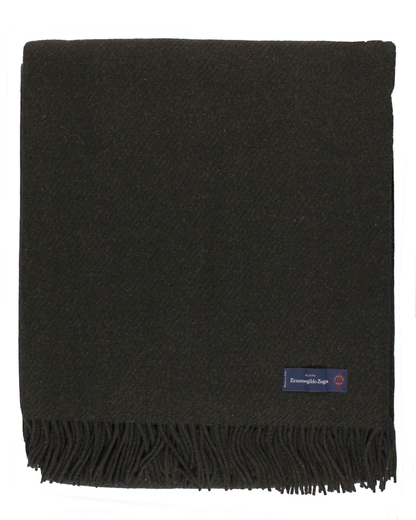 Ermenegildo Zegna Throw Blanket Dark Brown  New