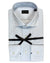 Ermenegildo Zegna Dress Shirt White Blue Stripes 