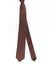 Zegna Tie Rust Brown Geometric Narrow Cut FINAL SALE