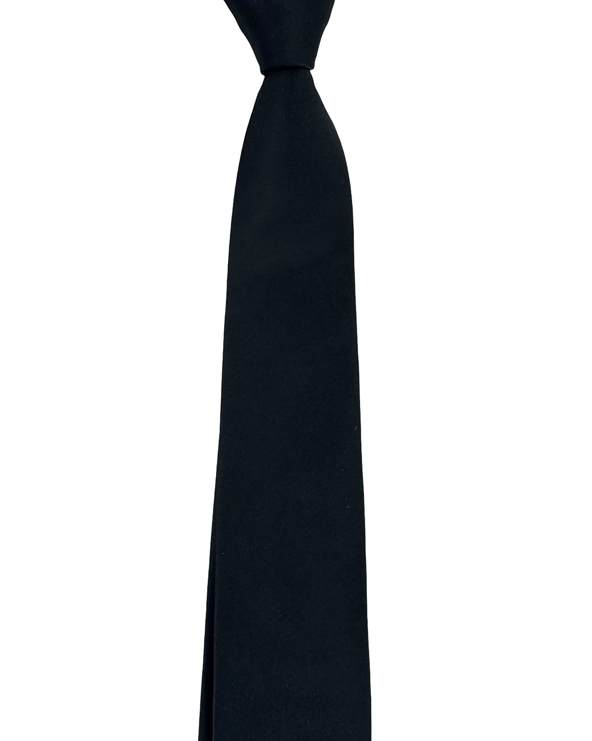 Ermenegildo Zegna Tie Solid Midnight Blue - Narrow Necktie