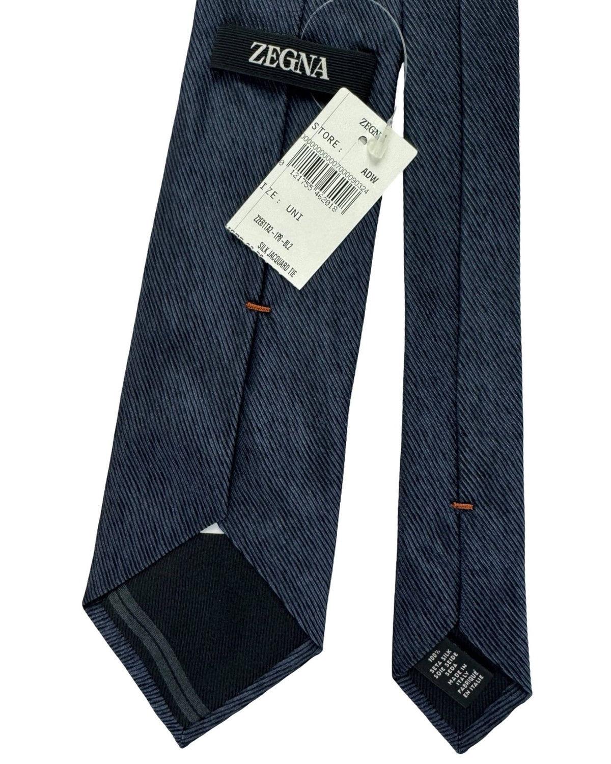 Ermenegildo Zegna Tie Dark Blue