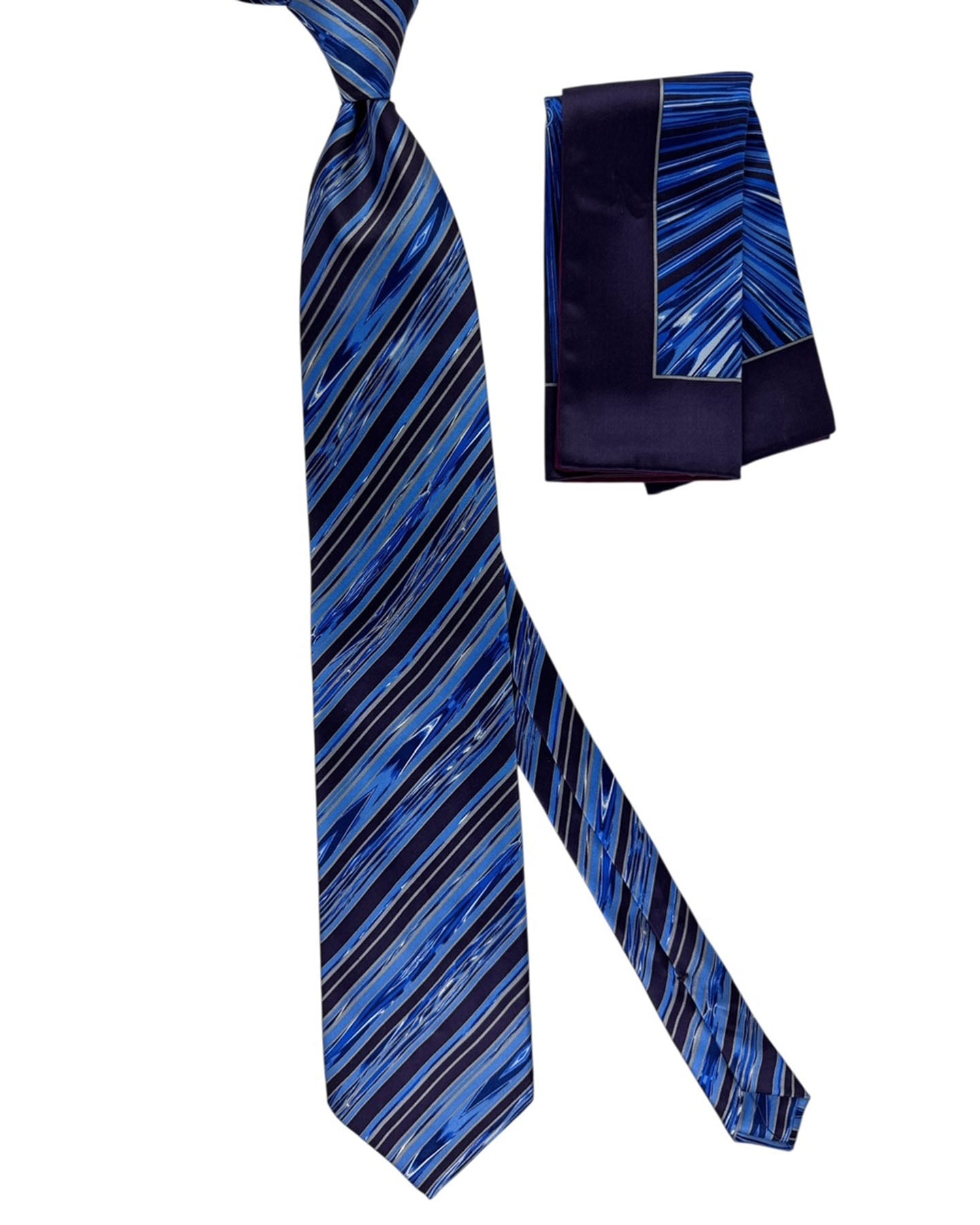 ZILLI TIE AND POCKET SQUARE