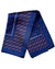 Zilli Silk Pocket Square Dark Blue Pink