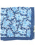 Luigi Borrelli Cotton Pocket Square Navy Blue Paisley