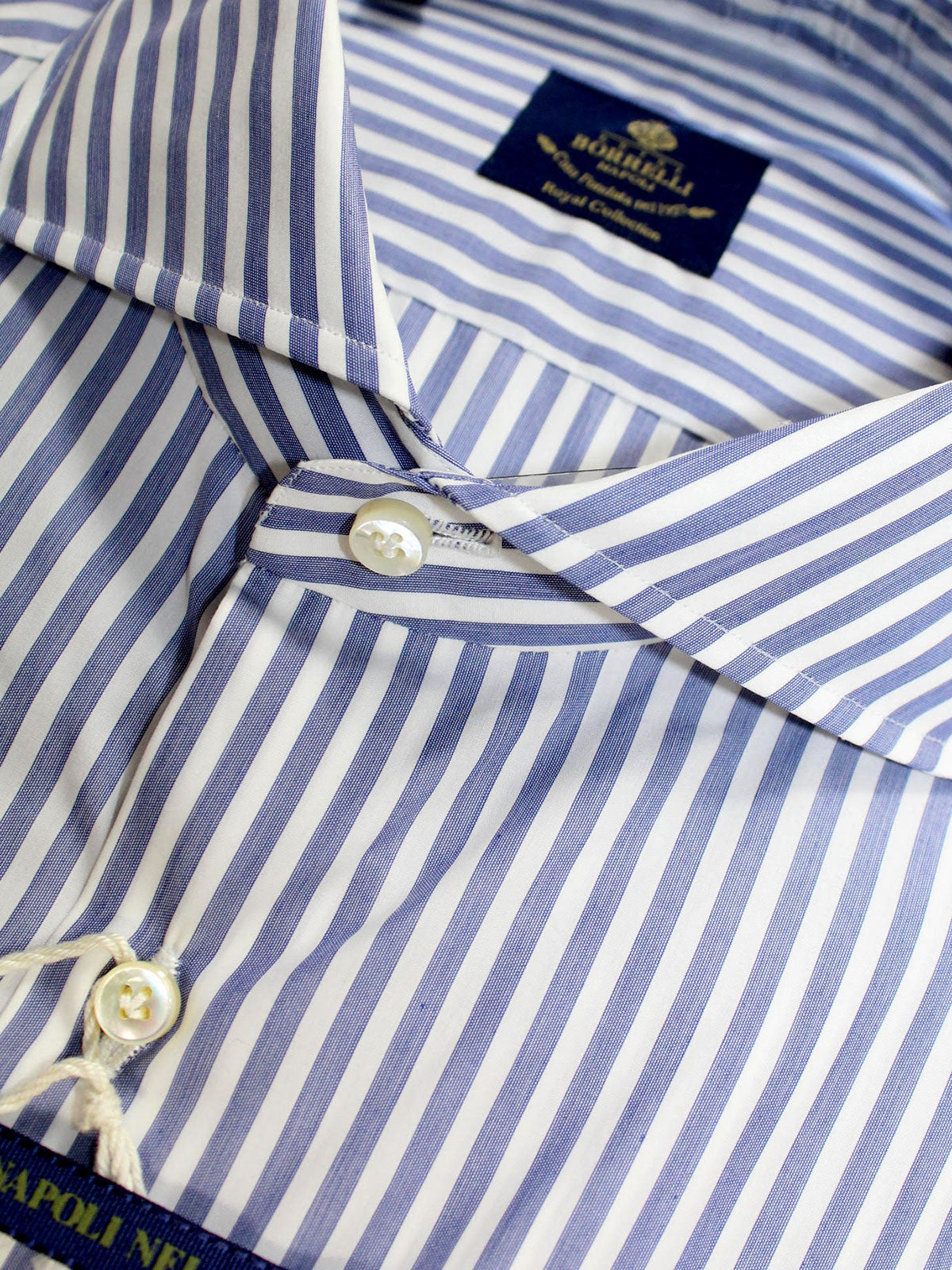 Luigi Borrelli designer Dress Shirt ROYAL COLLECTION 