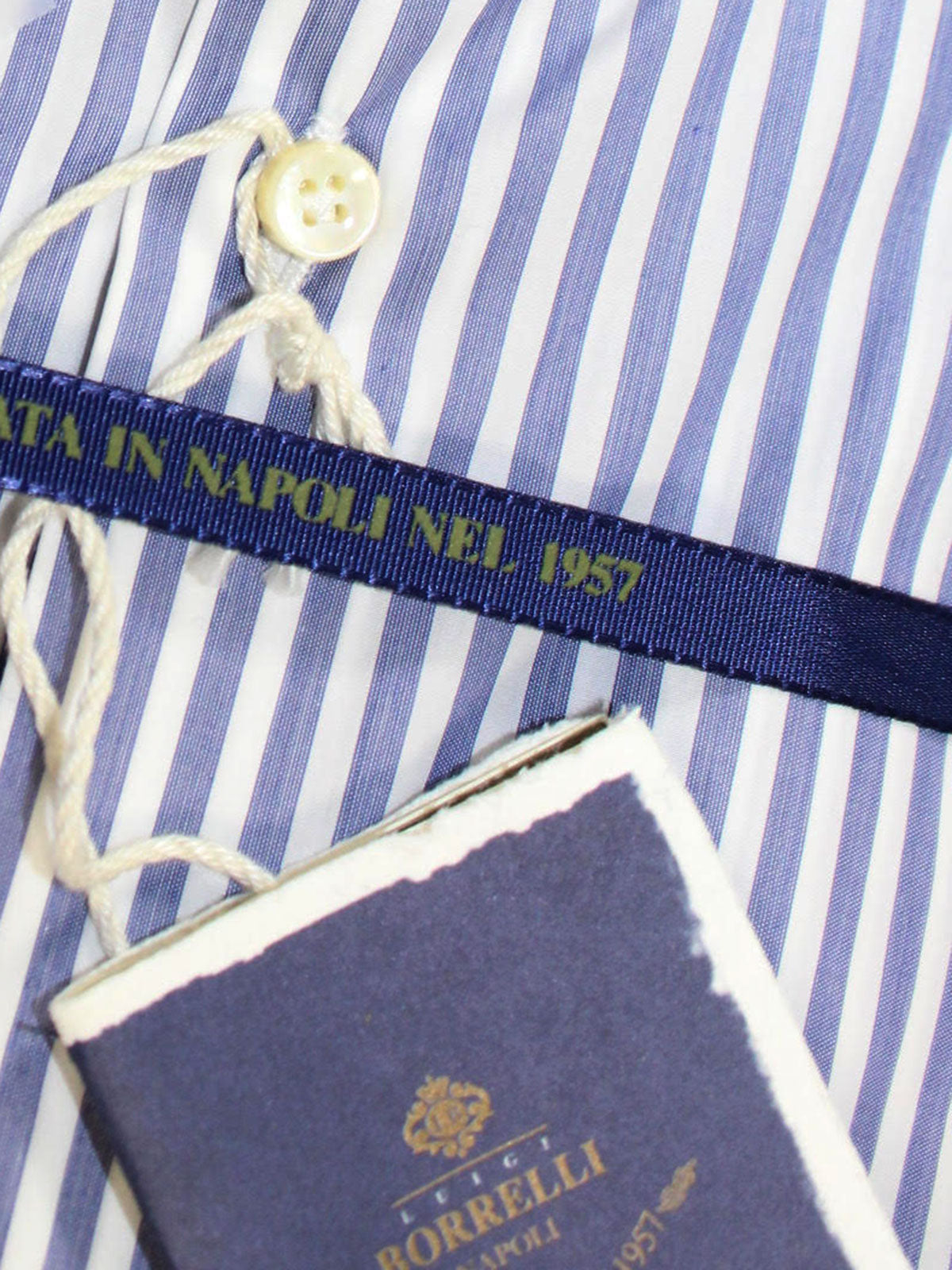 Luigi Borrelli authentic Dress Shirt ROYAL COLLECTION 