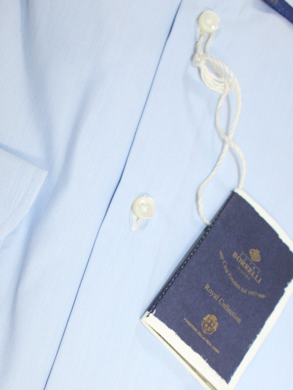 Luigi Borrelli designer Dress Shirt ROYAL COLLECTION 