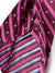 Finamore Sevenfold Tie Fuchsia Pink Stripes