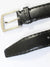 Kiton Belt Solid Black Leather Men Belt 85 / 34 SALE