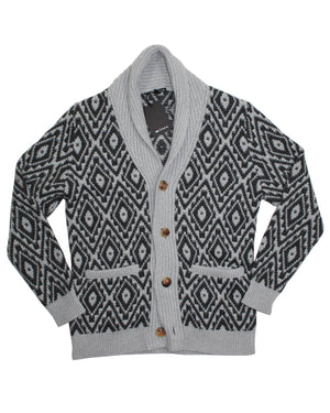 Kiton Cashmere Cardigan Gray Knitwear