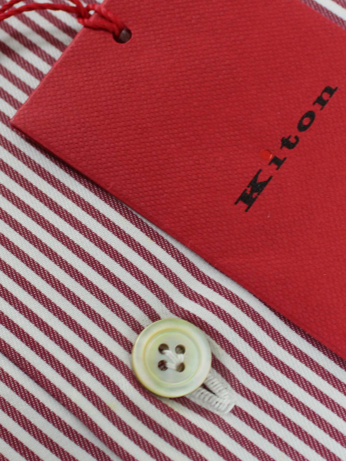 Kiton Dress Shirt Stripes