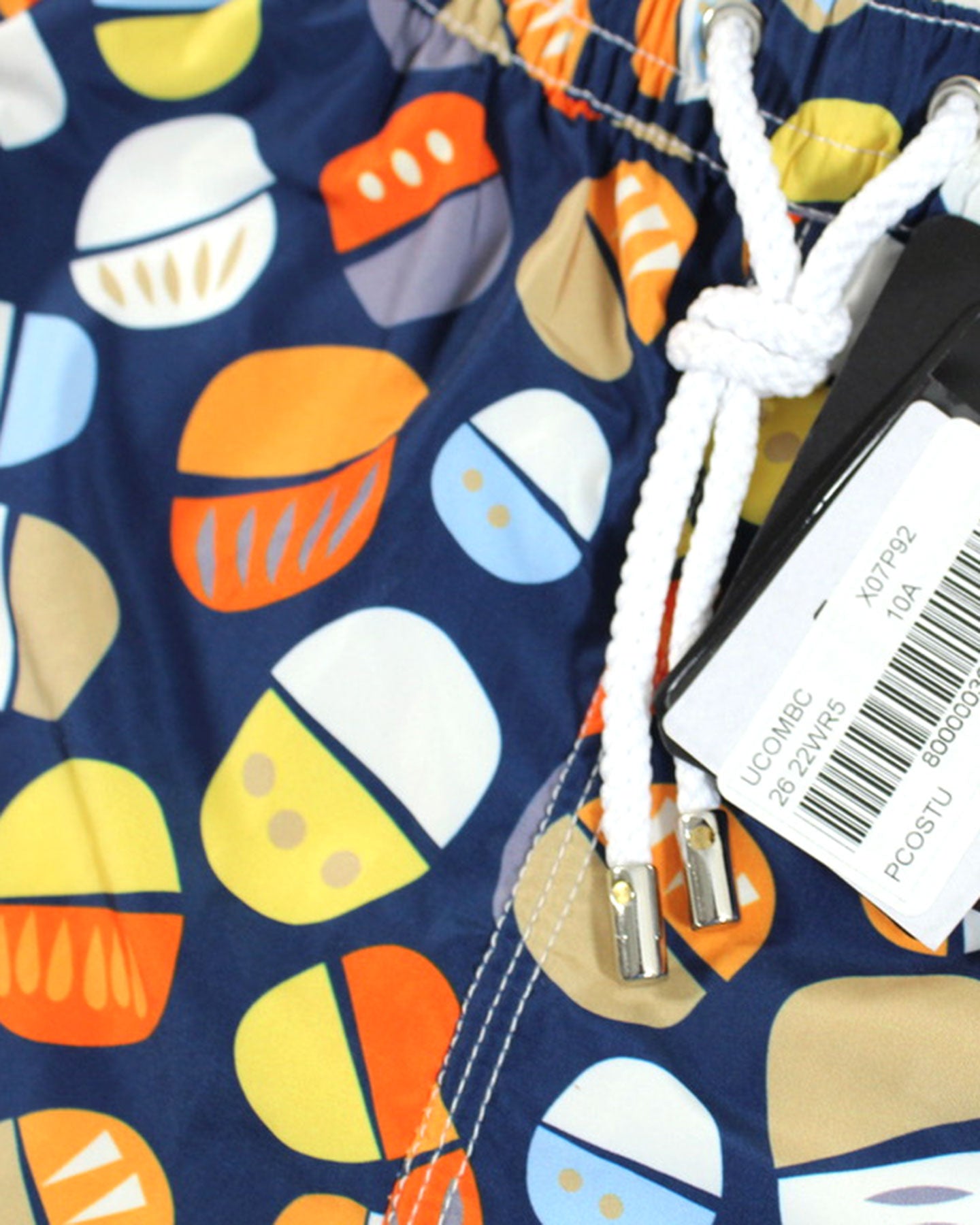 Kiton Youth Swim Shorts 10 Navy Multi Colored Novelty