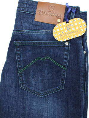 E. Marinella Jeans Dark Blue 33 Slim Fit Tokyo Zip Fly Men SALE