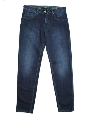E. Marinella Jeans Dark Blue 33 Slim Fit Tokyo Zip Fly Men SALE