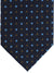 E. Marinella Silk Tie Navy Blue Brown Geometric