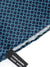 Vitaliano Pancaldi Pocket Square Black Blue Aqua Geometric