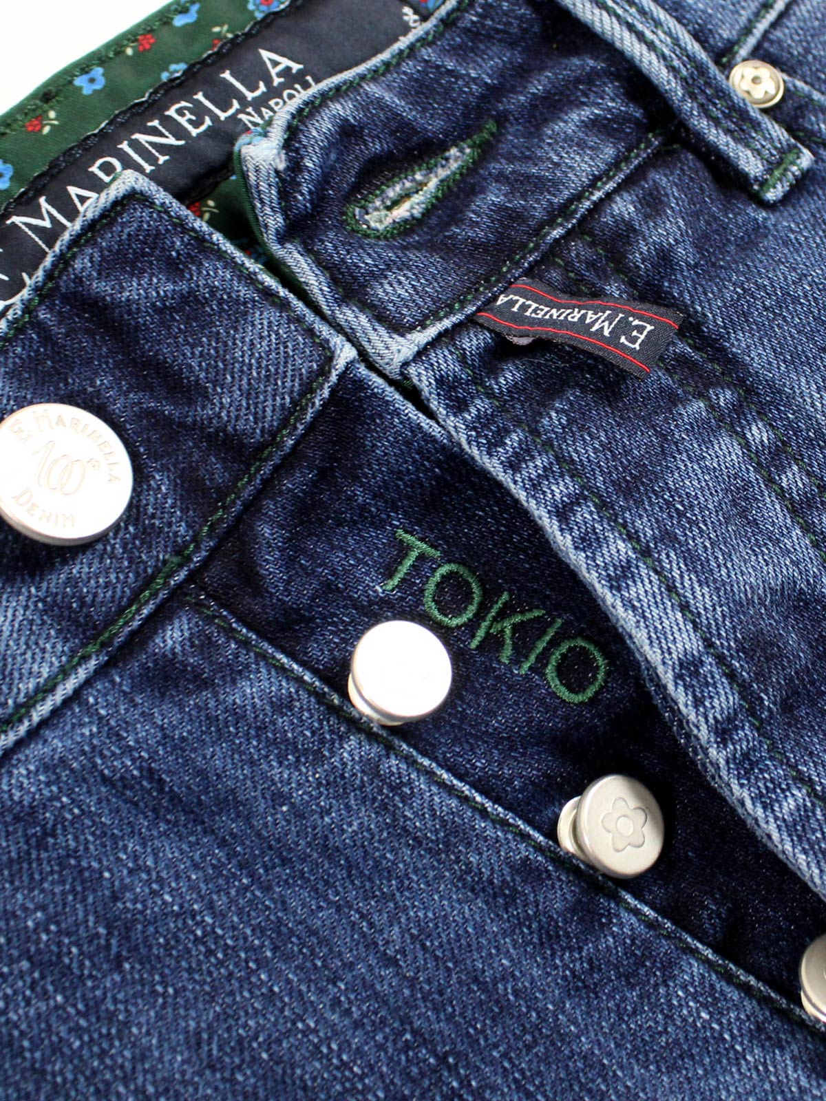 E. Marinella Jeans Dark Blue