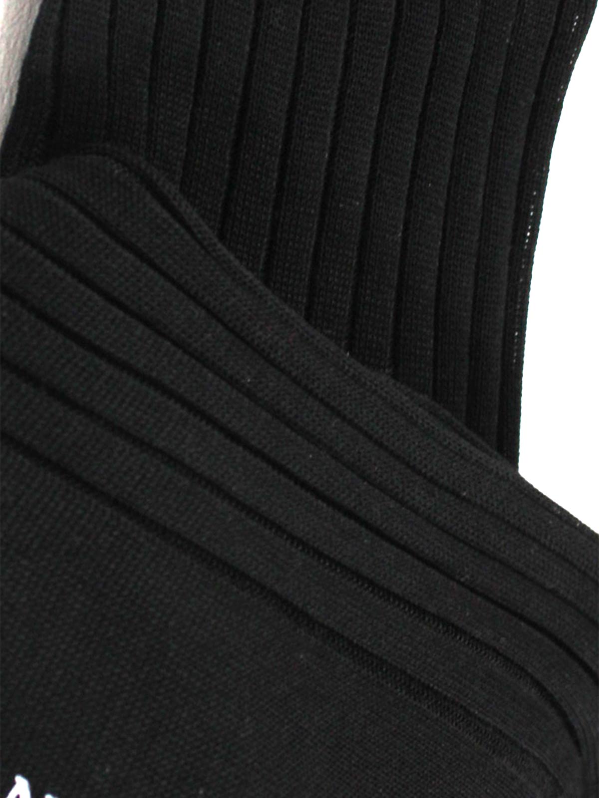 Stefano Ricci Socks Navy Ribbed Solid 