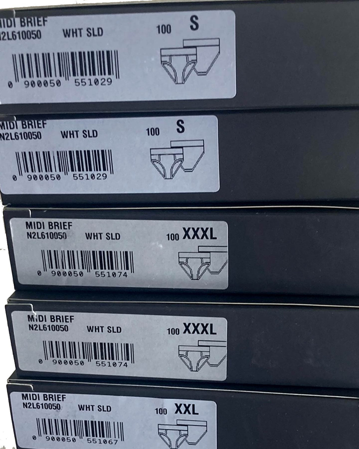 Ermenegildo Zegna Underwear White Stretch Cotton Midi Brief M - SALE